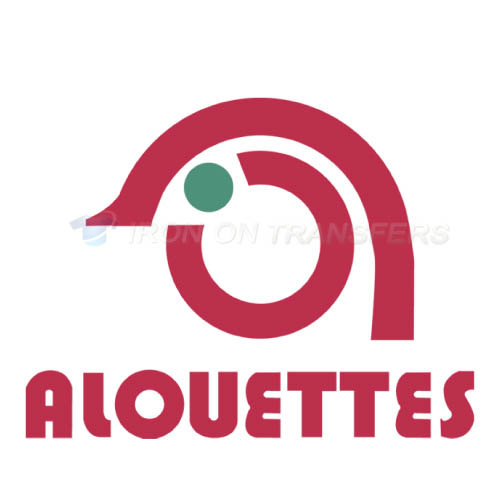 Montreal Alouettes Iron-on Stickers (Heat Transfers)NO.7610